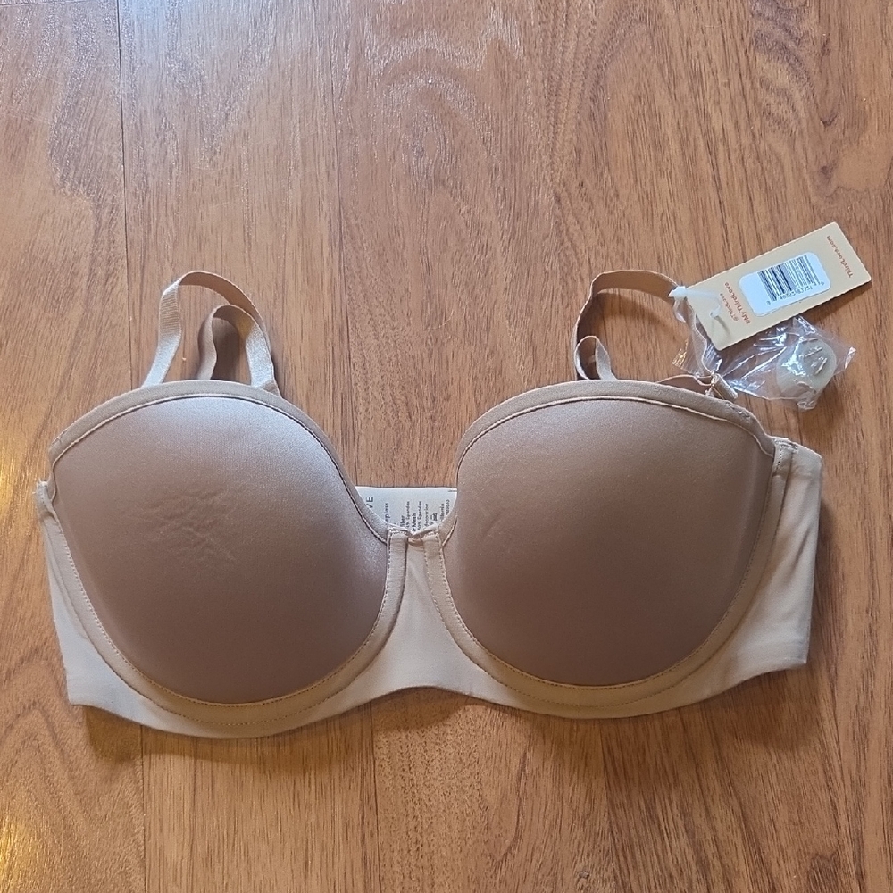 NWT ThirdLove 24/7 Taupe Convertible Strapless Bra - Size 36B
